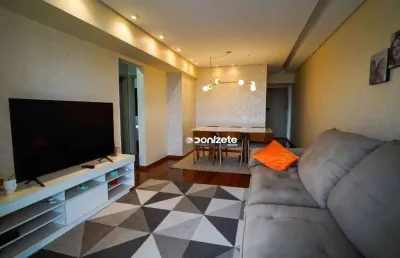Apartamento com 3 dormitórios à venda, 96 m² por r$ 700.000,00 - vila valparaíso - santo andré/sp