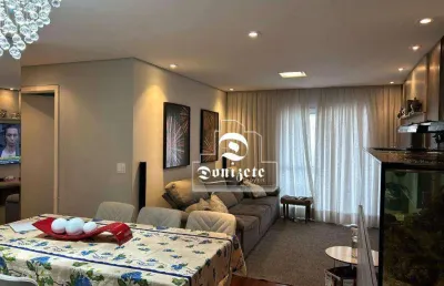 Apartamento com 3 dormitórios à venda, 86 m² por r$ 750.000,00 - vila valparaíso - santo andré/sp