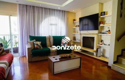 Apartamento com 3 dormitórios à venda, 180 m² por r$ 980.000,00 - vila bastos - santo andré/sp
