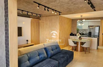 Apartamento com 3 dormitórios à venda, 115 m² por r$ 1.150.000,00 - vila valparaíso - santo andré/sp