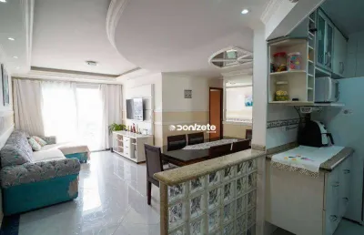 Apartamento andar alto 84m2a/u 3 dormitórios à venda, 84 m² por r$ 639.999 - vila pires - santo andré/sp.