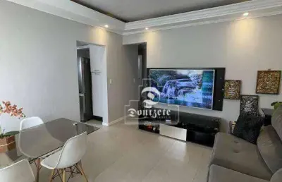 Apartamento com 2 dormitórios à venda, 68 m² por r$ 370.000,00 - vila valparaíso - santo andré/sp