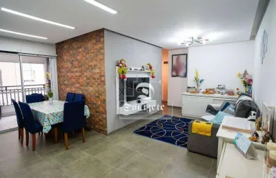 Apartamento à venda, 94 m² por r$ 889.000,00 - vila scarpelli - santo andré/sp