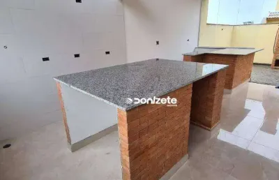 Cobertura com 2 dormitórios, 103 m² - venda por r$ 630.000,00 ou aluguel por r$ 4.769,16/mês - campestre - santo andré/sp