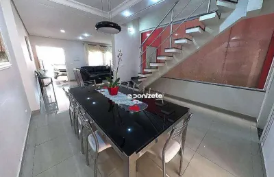 Sobrado com 4 dormitórios à venda, 308 m² por r$ 1.998.000,00 - vila assunção - santo andré/sp