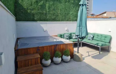 Cobertura com 2 dormitórios à venda, 115 m² por r$ 820.000,00 - vila floresta - santo andré/sp