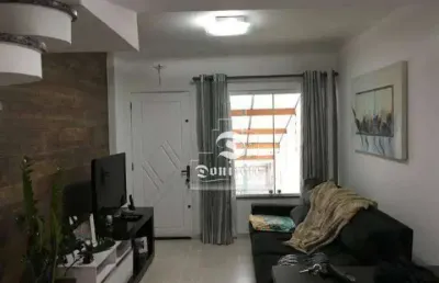 Sobrado com 3 dormitórios à venda, 115 m² por r$ 595.000,00 - vila linda - santo andré/sp