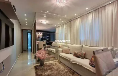 Cobertura com 2 dormitórios à venda, 140 m² por r$ 758.000,00 - vila valparaíso - santo andré/sp