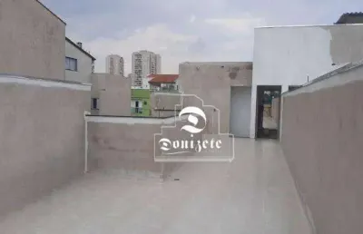 Cobertura com 2 dormitórios à venda, 120 m² por r$ 579.000,00 - vila valparaíso - santo andré/sp