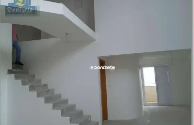 Apartamento duplex com 6 dormitórios à venda, 316 m² por r$ 2.500.000,00 - vila assunção - santo andré/sp