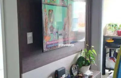 Apartamento com 2 dormitórios à venda, 52 m² por r$ 425.000,00 - vila scarpelli - santo andré/sp