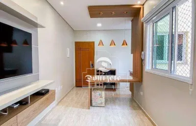 Cobertura com 2 dormitórios à venda, 76 m² por r$ 465.000,00 - vila alpina - santo andré/sp