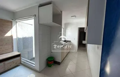 Cobertura com 2 dormitórios à venda, 92 m² por r$ 450.000,00 - jardim santo antônio - santo andré/sp