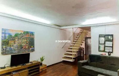 Sobrado com 3 dormitórios, 206 m² - venda por r$ 720.000,00 ou aluguel por r$ 3.662,50/mês - jardim - santo andré/sp