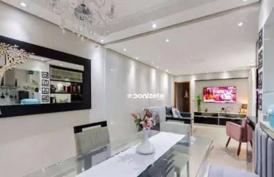 Apartamento com 3 dormitórios à venda, 96 m² por r$ 585.000,00 - parque das nações - santo andré/sp