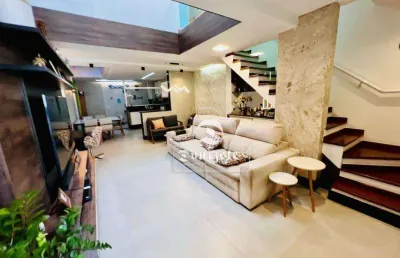 Sobrado com 4 dormitórios à venda, 221 m² por r$ 1.445.000,00 - jardim - santo andré/sp