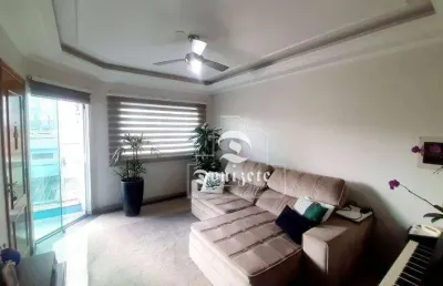 Cobertura com 3 dormitórios à venda, 83 m² por r$ 670.000,00 - vila eldízia - santo andré/sp
