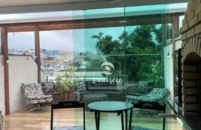 Cobertura à venda, 112 m² por r$ 498.000,00 - vila vitória - santo andré/sp