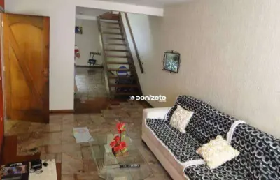 Sobrado com 3 dormitórios à venda, 159 m² por r$ 560.000,00 - parque marajoara - santo andré/sp