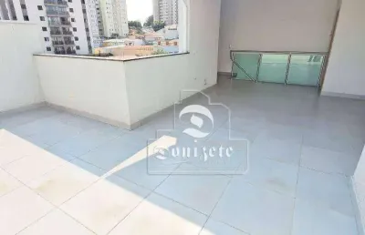 Cobertura com 2 dormitórios à venda, 108 m² por r$ 569.999,99 - vila valparaíso - santo andré/sp
