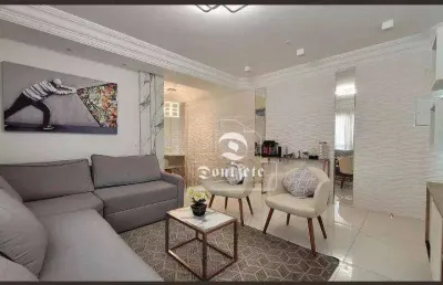 Cobertura com 3 dormitórios à venda, 182 m² por r$ 685.000,00 - vila assunção - santo andré/sp