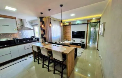 Cobertura com 3 dormitórios à venda, 138 m² por r$ 649.000,00 - parque das nações - santo andré/sp