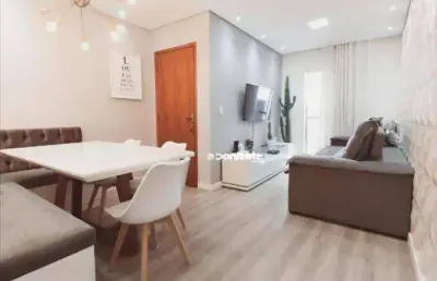 Apartamento à venda, 86 m² por r$ 449.998,00 - utinga - santo andré/sp