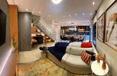 Apartamento duplex à venda, 91 m² por r$ 989.000,00 - jardim - santo andré/sp