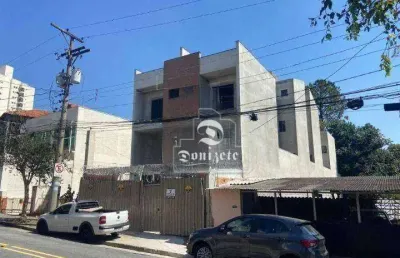 Cobertura com 2 dormitórios à venda, 110 m² por r$ 590.000,00 - vila alice - santo andré/sp