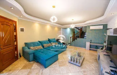 Sobrado com 3 dormitórios à venda, 366 m² por r$ 1.383.000,00 - parque das nações - santo andré/sp