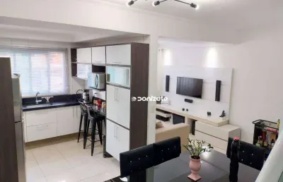Sobrado com 2 dormitórios à venda, 93 m² por r$ 799.000,00 - vila assunção - santo andré/sp