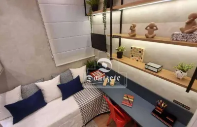 Apartamento à venda, 38 m² por r$ 308.999,00 - vila príncipe de gales - santo andré/sp