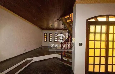 Sobrado com 3 dormitórios à venda, 192 m² por r$ 775.000,00 - vila homero thon - santo andré/sp