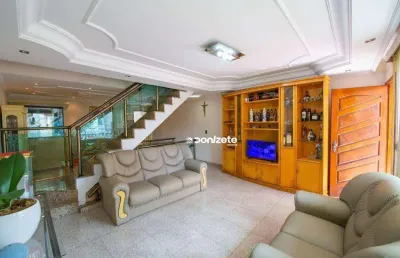 Sobrado com 3 dormitórios à venda, 180 m² por r$ 850.999 - parque das nações - santo andré/sp.
