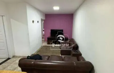 Sobrado com 3 dormitórios à venda, 140 m² por r$ 695.000,00 - parque jaçatuba - santo andré/sp