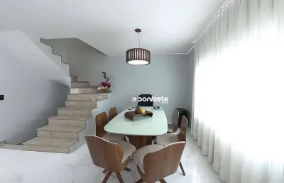 Sobrado com 3 dormitórios à venda, 157 m² por r$ 1.040.000,01 - vila alzira - santo andré/sp