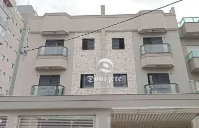 Cobertura à venda, 110 m² por r$ 714.999,90 - santa maria - santo andré/sp