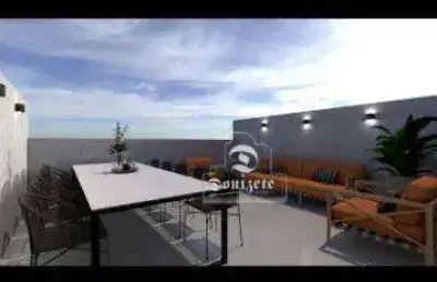 Cobertura com 2 dormitórios à venda, 105 m² por r$ 469.999,90 - vila camilópolis - santo andré/sp