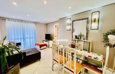 Apartamento com 3 dormitórios à venda, 77 m² por r$ 457.000,00 - jardim - santo andré/sp