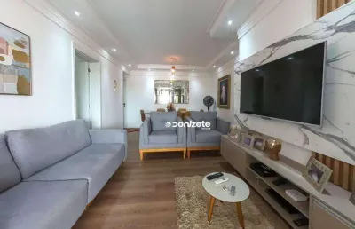 Apartamento com 3 dorms. 3suítes e varanda gourmet  andar alto à venda, 108 m² por r$ 1.350.000 - vila gilda - santo andré/sp