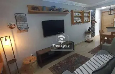 Apartamento com 2 dormitórios à venda, 60 m² por r$ 530.000,00 - vila alzira - santo andré/sp