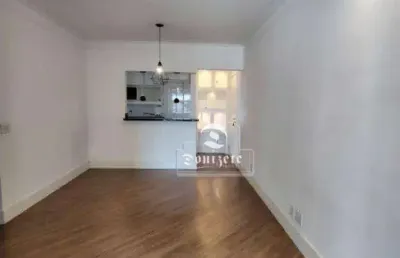 Apartamento com 2 dormitórios para alugar, 76 m² por r$ 3.810,00/mês - campestre - santo andré/sp