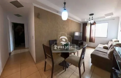 Apartamento com 2 dormitórios à venda, 52 m² por r$ 290.000,00 - parque das nações - santo andré/sp
