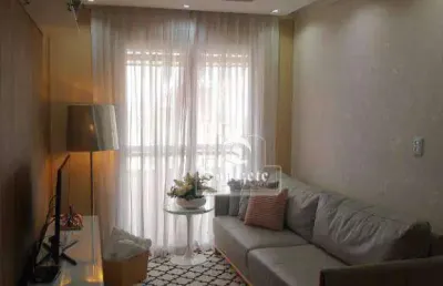 Apartamento com 2 dormitórios à venda, 55 m² por r$ 300.000,00 - jardim do estádio - santo andré/sp