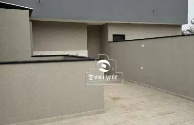 Cobertura com 2 dormitórios, 92 m² - venda por r$ 429.000,01 ou aluguel por r$ 2.458,33/mês - vila príncipe de gales - santo andré/sp
