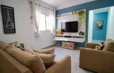 Cobertura com 3 dormitórios à venda, 190 m² por r$ 1.100.000,00 - vila alzira - santo andré/sp