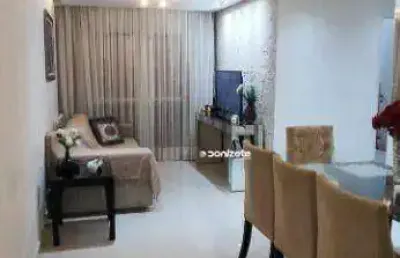 Apartamento com 3 dormitórios à venda, 69 m² por r$ 575.000,00 - vila valparaíso - santo andré/sp