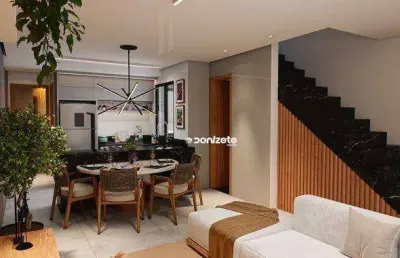 Sobrado com 3 dormitórios à venda, 140 m² por r$ 1.250.000,00 - jardim bela vista - santo andré/sp
