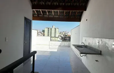 Cobertura com 2 dormitórios à venda, 100 m² por r$ 598.130,00 - campestre - santo andré/sp