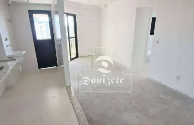 Apartamento com 2 dormitórios à venda, 57 m² por r$ 495.000,00 - vila valparaíso - santo andré/sp